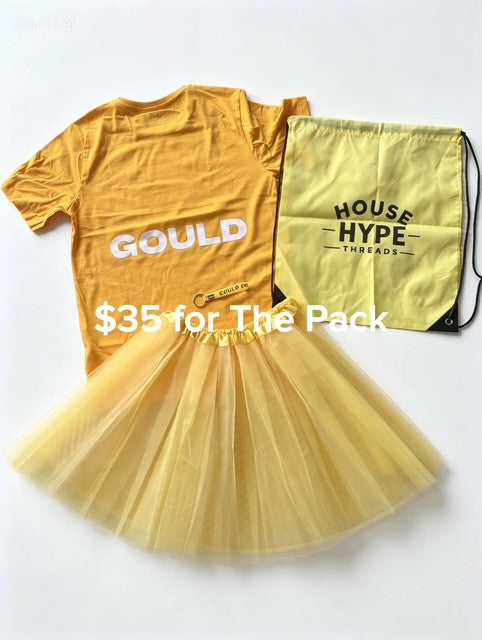 Yellow  House T-shirt TuTu pack